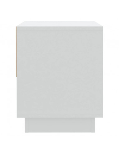 Comodino Bianco 45x34x44 cm in Truciolato