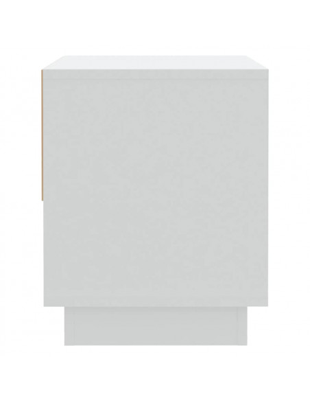 Comodino Bianco 45x34x44 cm in Truciolato