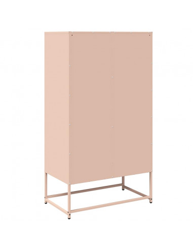 Credenza Rosa 68x39x123 cm in Acciaio