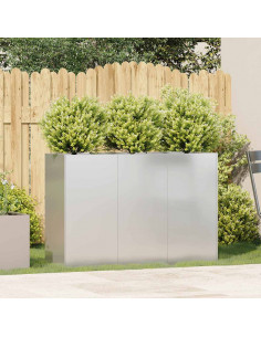 Fioriera 120x40x80 cm in Acciaio Inox 2