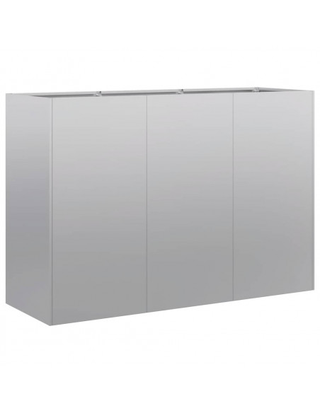 Fioriera 120x40x80 cm in Acciaio Zincato