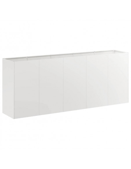 Fioriera 200x40x80 cm in Acciaio Inox