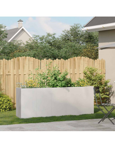 Fioriera 200x40x80 cm in Acciaio Inox