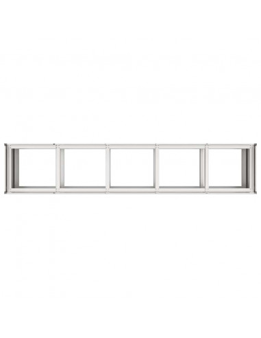 Fioriera 200x40x80 cm in Acciaio Inox