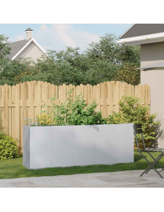 Fioriera 200x40x80 cm in Acciaio Zincato 2