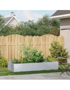 Fioriera 200x80x40 cm in Acciaio Zincato 2