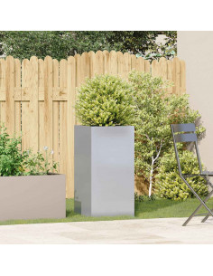 Fioriera 40x40x80 cm in Acciaio Zincato 2