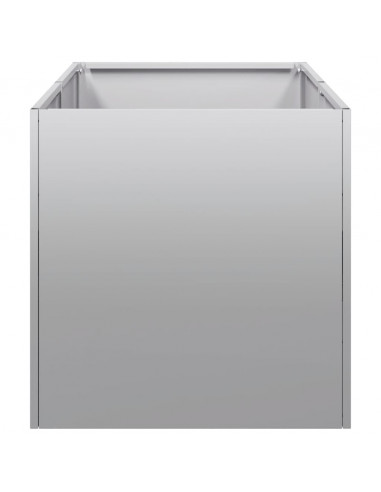 Fioriera 40x80x40 cm in Acciaio Zincato