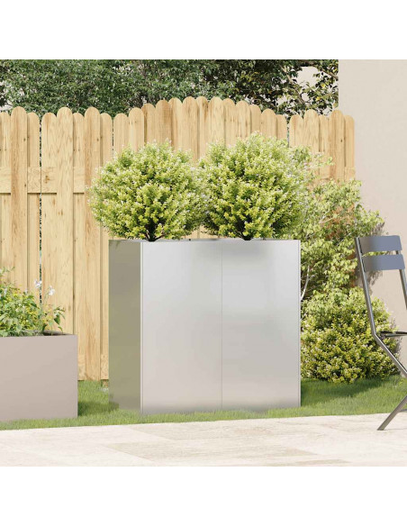 Fioriera 80x40x80 cm in Acciaio Inox