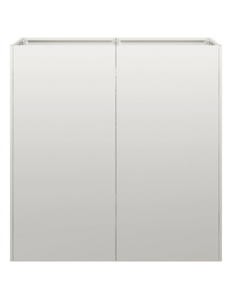 Fioriera 80x40x80 cm in Acciaio Inox