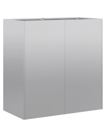 Fioriera 80x40x80 cm in Acciaio Zincato