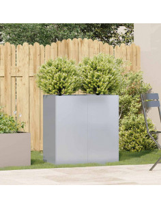 Fioriera 80x40x80 cm in Acciaio Zincato 2