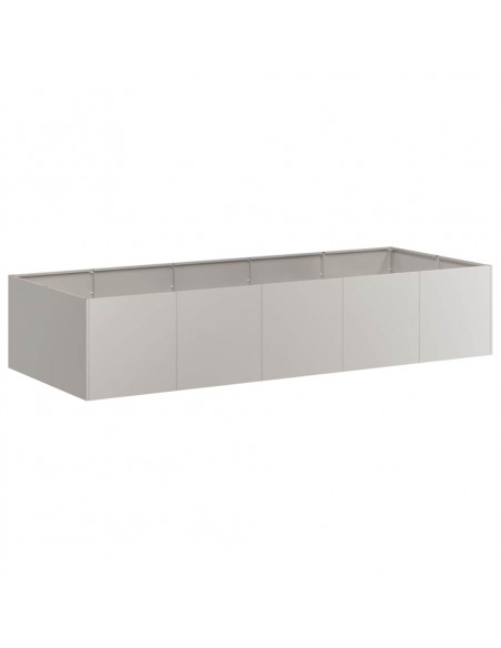 Fioriera Arrugginita 200x80x40 cm in Acciaio Corten