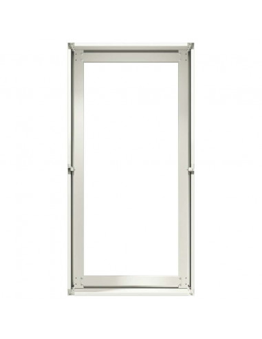 Fioriera Bianca 40x80x40 cm in Acciaio Laminato a Freddo