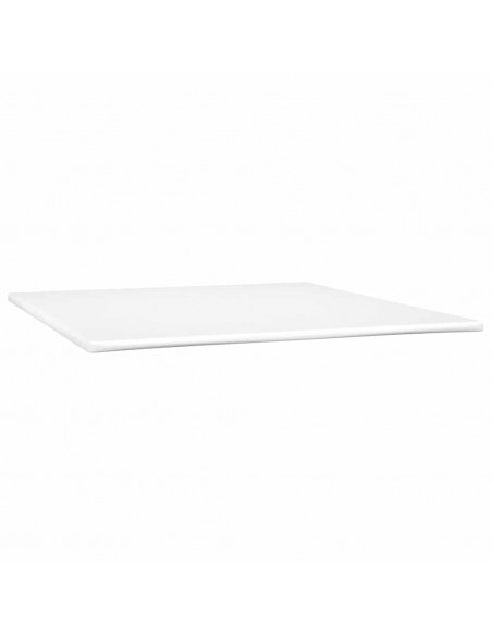 Letto a Molle con Materasso e LED Grigio Scuro 180x210 cm Velluto