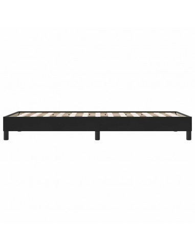 Giroletto senza Materasso Nero 100x210 cm in Velluto