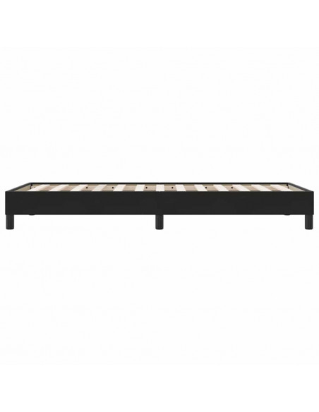 Giroletto senza Materasso Nero 100x210 cm in Velluto