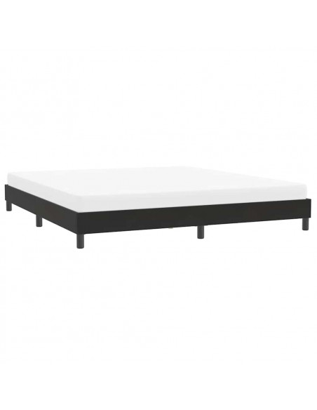 Giroletto senza Materasso Nero 200x210 cm in Velluto