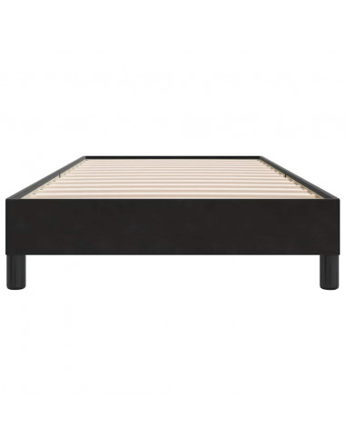 Giroletto senza Materasso Nero 80x210 cm in Velluto