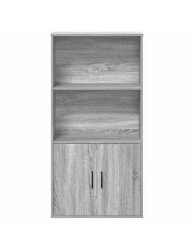 Libreria Grigio Sonoma 60x24x120 cm in Truciolato