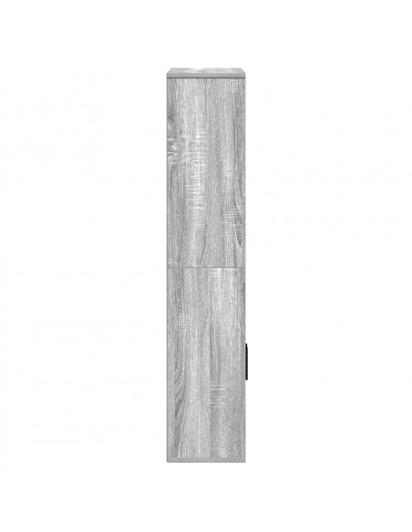 Libreria Grigio Sonoma 60x24x120 cm in Truciolato
