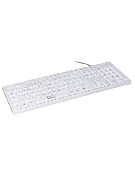 LINK TASTIERA 105 TASTI BIANCA USB