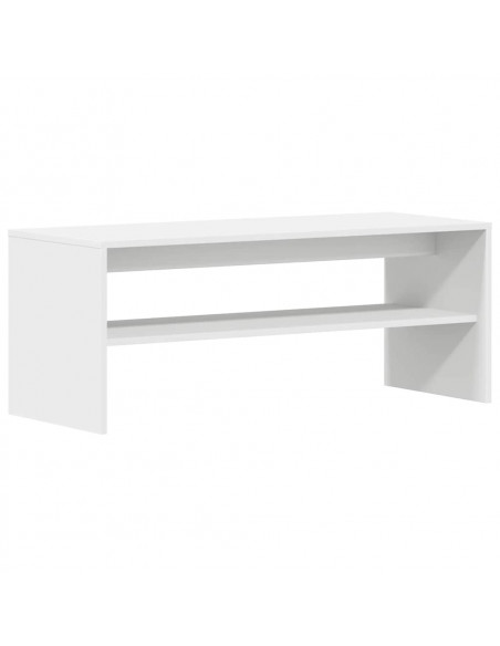 Mobile Porta TV Bianco 100x40x40 cm in Legno Multistrato