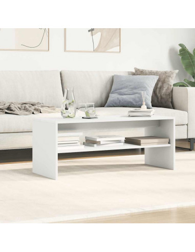 Mobile Porta TV Bianco 100x40x40 cm in Legno Multistrato