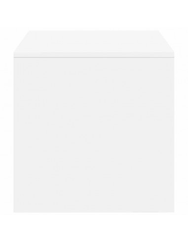 Mobile Porta TV Bianco 100x40x40 cm in Legno Multistrato