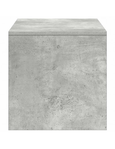 Mobile Porta TV Grigio Cemento 100x40x40cm in Legno Multistrato