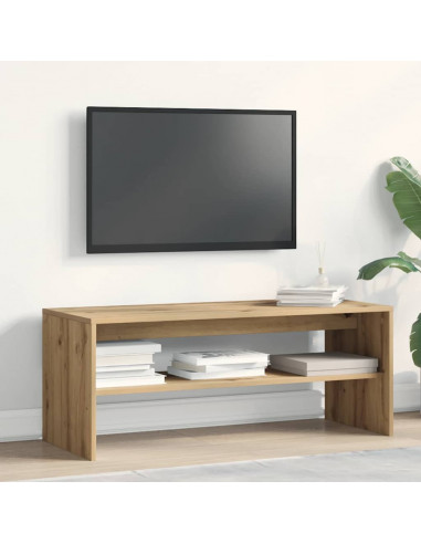 Mobile Porta TV Rovere Artigianale 100x40x40 cm in Truciolato