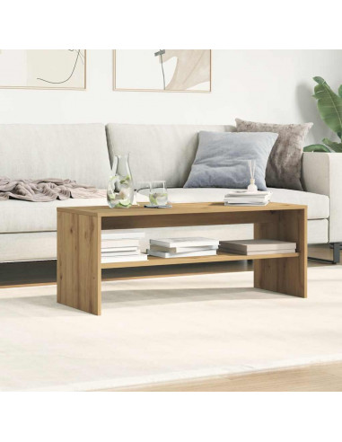 Mobile Porta TV Rovere Artigianale 100x40x40 cm in Truciolato