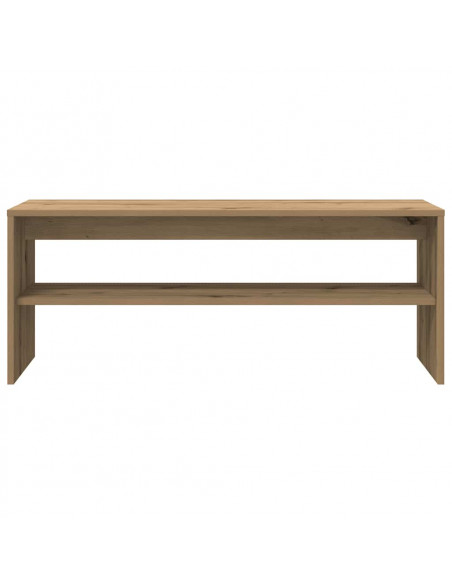 Mobile Porta TV Rovere Artigianale 100x40x40 cm in Truciolato