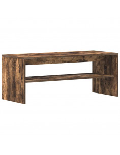 Mobile Porta TV Rovere Fumo 100x40x40 cm in Legno Multistrato