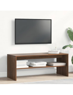 Mobile Porta TV Rovere Marrone 100x40x40cm in Legno Multistrato 2
