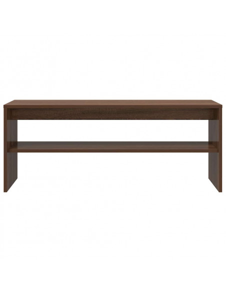 Mobile Porta TV Rovere Marrone 100x40x40cm in Legno Multistrato