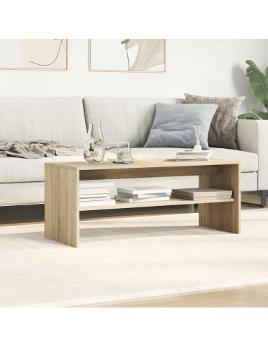 Mobile Porta TV Rovere Sonoma 100x40x40 cm in Legno Multistrato