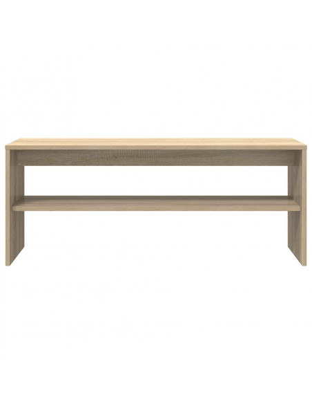 Mobile Porta TV Rovere Sonoma 100x40x40 cm in Legno Multistrato