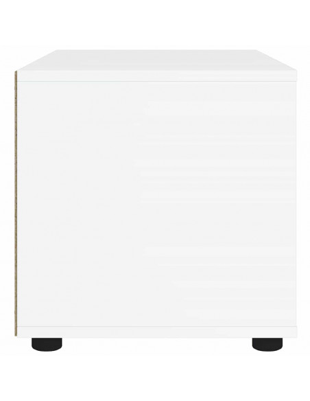 Mobile TV VISNES Bianco 100x40x38 cm in Legno Multistrato