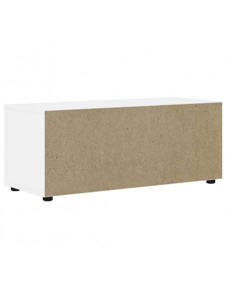 Mobile TV VISNES Bianco 100x40x38 cm in Legno Multistrato