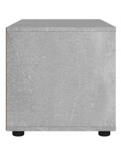 Mobile TV VISNES Grigio Cemento 100x40x38 cm Legno Multistrato