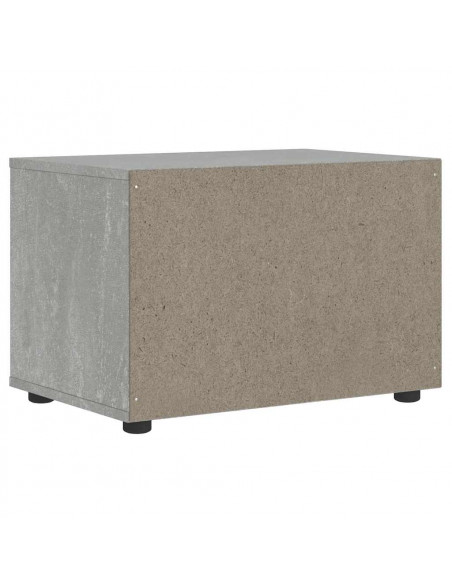 Mobile TV VISNES Grigio Cemento 60x40x38 cm Legno Multistrato