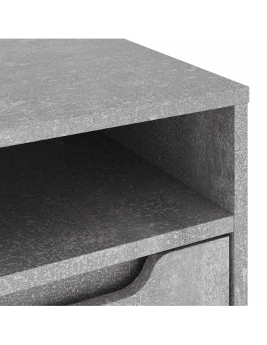Mobile TV VISNES Grigio Cemento 60x40x38 cm Legno Multistrato
