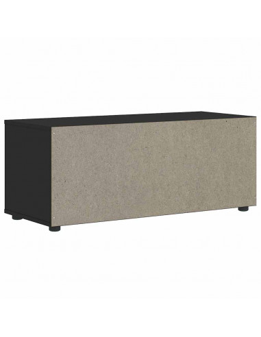Mobile TV VISNES Nero 100x40x38 cm in Legno Multistrato