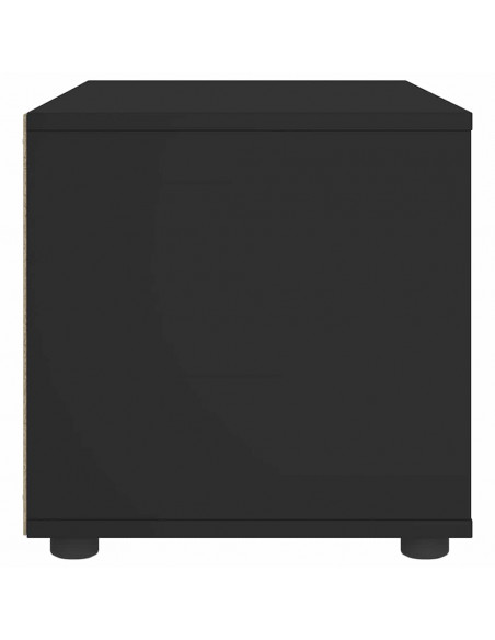 Mobile TV VISNES Nero 60x40x38 cm in Legno Multistrato