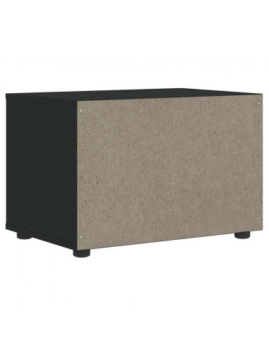 Mobile TV VISNES Nero 60x40x38 cm in Legno Multistrato