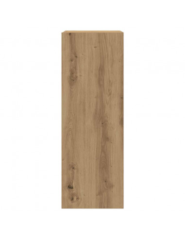 Mobili TV a Parete 8 pz Rovere Artigianale Legno Multistrato