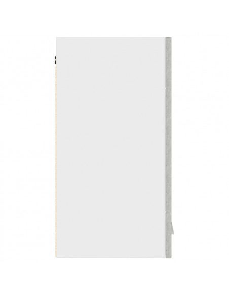 Pensile da Cucina Grigio Cemento 60x31x60 cm Legno Multistrato