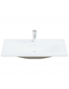 Set Mobili da Bagno 4 pz Grigio Cemento in Legno Multistrato 2