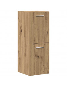 Set Mobili da Bagno 4 pz Rovere Artigianale Legno Multistrato 2